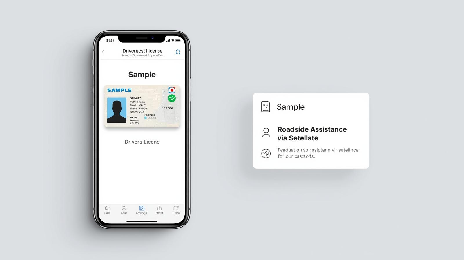 Wallet app showing a Digital Driver's License