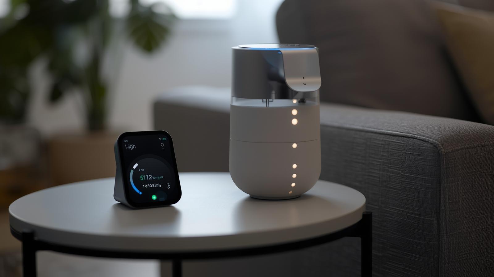 Sleek Monitor With Smart Air Purifier